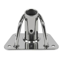 Schaefer 36-01 Stanchion Base - Single | Blackburn Marine Schaefer Life Line Fittings